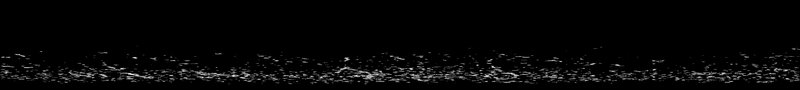 Spectrogram of a Common Grackle call: time runs left to right and pitch rises upward