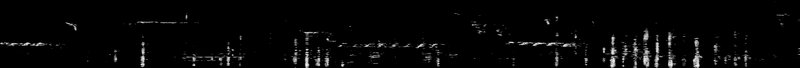 Spectrogram of a Mallard call: time runs left to right and pitch rises upward