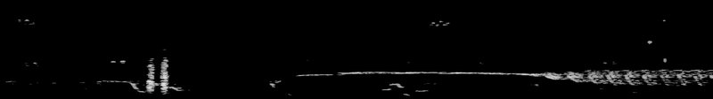 Spectrogram of a Orchard Oriole call: time runs left to right and pitch rises upward