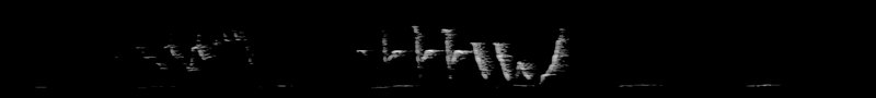 Spectrogram of a Osprey call: time runs left to right and pitch rises upward